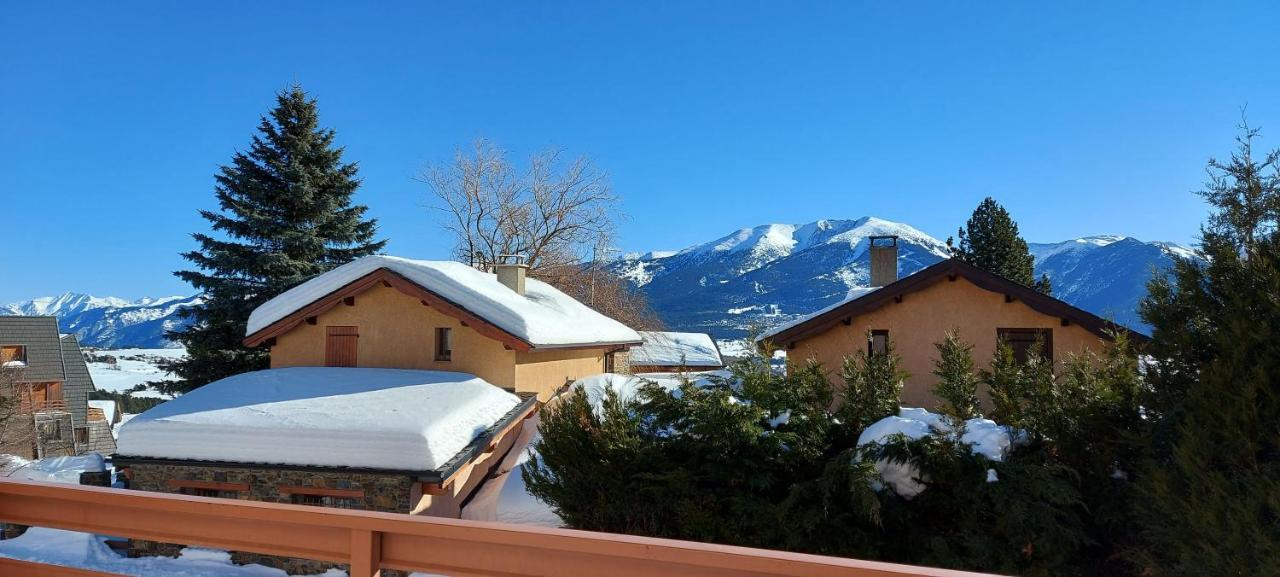 Résidence Campredon - 6 à 8 pers - Linge Inclus - Terrasse 25m2 plein sud - Jardin - Internet - Parking - Navette pied du logement Font-Romeu-Odeillo-Via Exterior foto